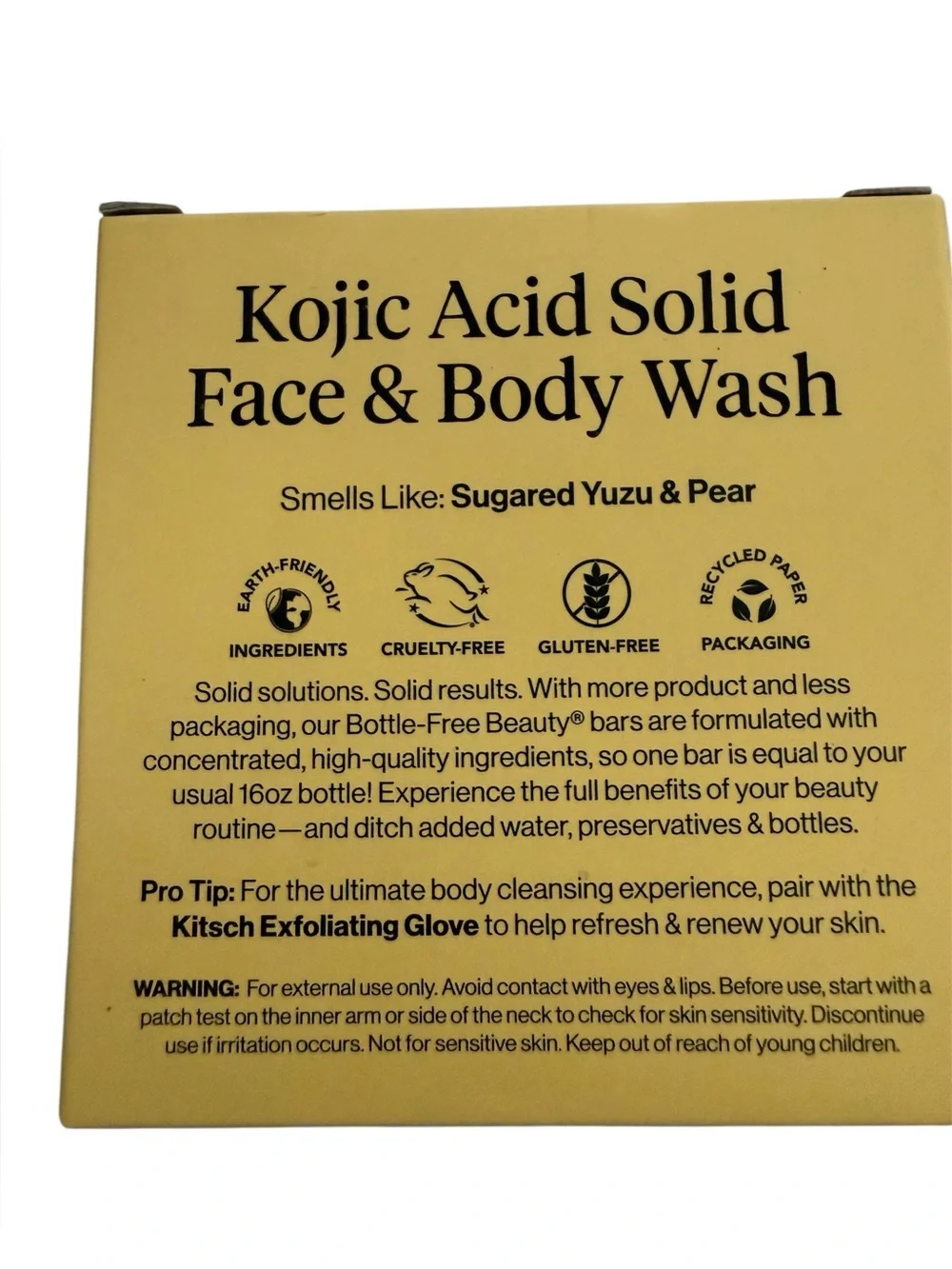 Kitsch Kojic Acid Solid Face and Body Wash
